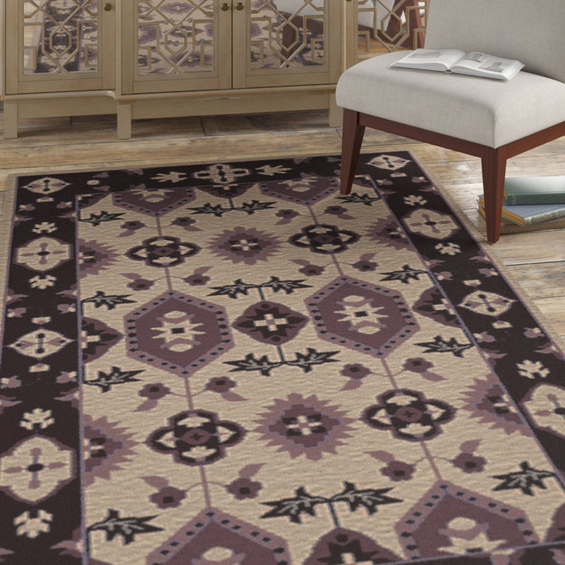 Drachten Wool Oriental Indoor Rug, Rectangle 5'6" x 8'6"