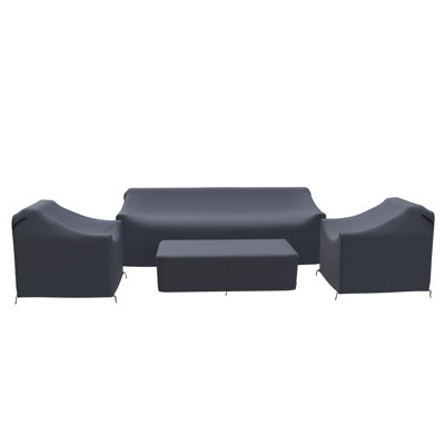 Aden Outdoor Conversation Sets Group Seating Patio Furniture Covers by Latitude Run