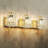 3-Light Dimmable LED Vanity Light With Crystal Accents-829403958