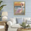 Cadre flottant Coastal Beach Flamingo, design par Matthew Piotrowicz-298013596-298013597