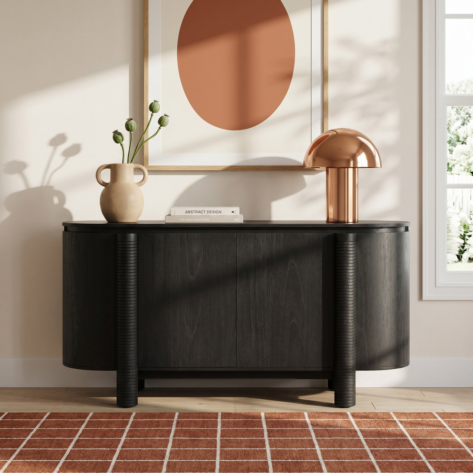 Callum 63'' Sideboard, Black