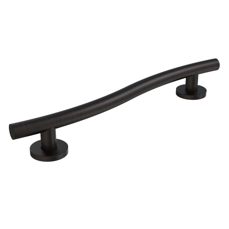 Wave Designer Grab Bar, 3.5" H x 16" W x 1.25" D, Oil Rubbed Bronze