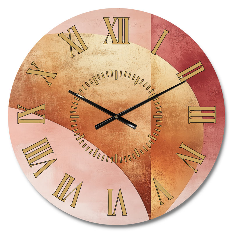 Reding V - Horloge murale abstraite en métal, Petit