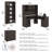 Shelonda 4 Piece Computer Desk Office Set with Hutch Bookcase-1854894889
