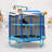 Gymax Round Backyard Trampoline with Safety Enclosure-88913701