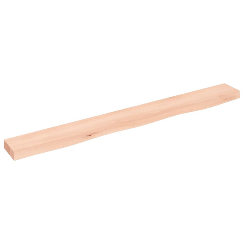 Flagstaff Oak Solid Wood Floating Shelf, 4cm H x 100cm W x 10cm D