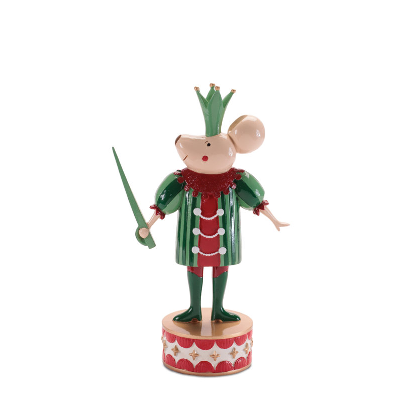 Figurine casse-noisette, soldat, souris et ballerine (ensemble de 3)
