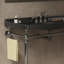 Lavabos en céramique durables, finition noire, style contemporain pour un usage domestique