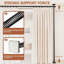 Satin Adjustable Curtain Pole Set-795294110