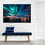 Lofoten Night Northern Lights sur toile-2009827542