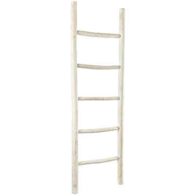 Teak Wood 5 ft Blanket Ladder