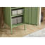 Farranshane Metal Locker Industrial Retro Tall Slim Storage Shoe Chest Rack-278936128