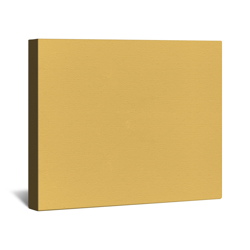 Toile de fond uni jaune avec toile tendue , 32 po x 32 po