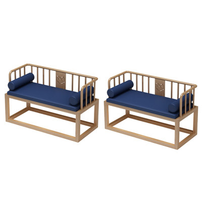 Banc rembourré en similicuir Light Luxury Cafe