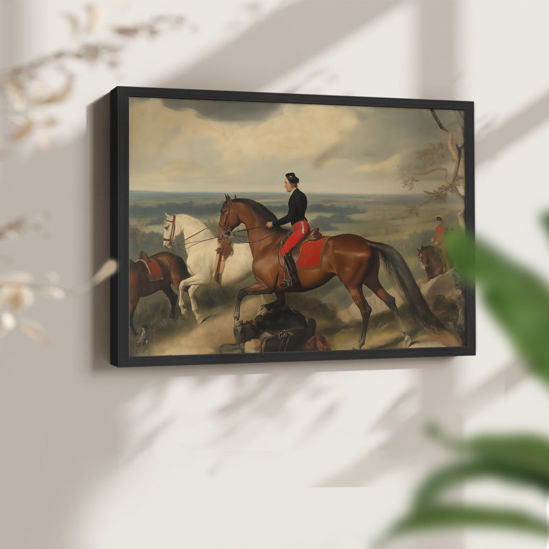 Abstract Nautical Series-CC -Framed Print - Restickable, 8" H x 10" W, Black