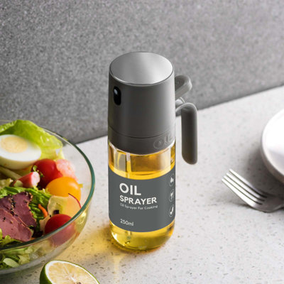 Water Bottle Stainless Steel Kitchen Spray Can Spray Atomization Glass Oil Can Without Hanging Oil Spray Pour Purpose Handle Oil Bottle
