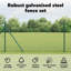 Vidaxl Fence With Posts PVC-Coated Steel-116797840-116797842