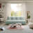 Castleberry Lazy Sofa Bean Bag Chair Floor Sofa Boneless Couch Compression Fireside Lounger Accent Chair for Living Room, Bedroom, Apartment (Available in Multiple Colors)-1712158658