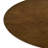Roundhill Furniture Rosalina Round Dining Table, Walnut Finish