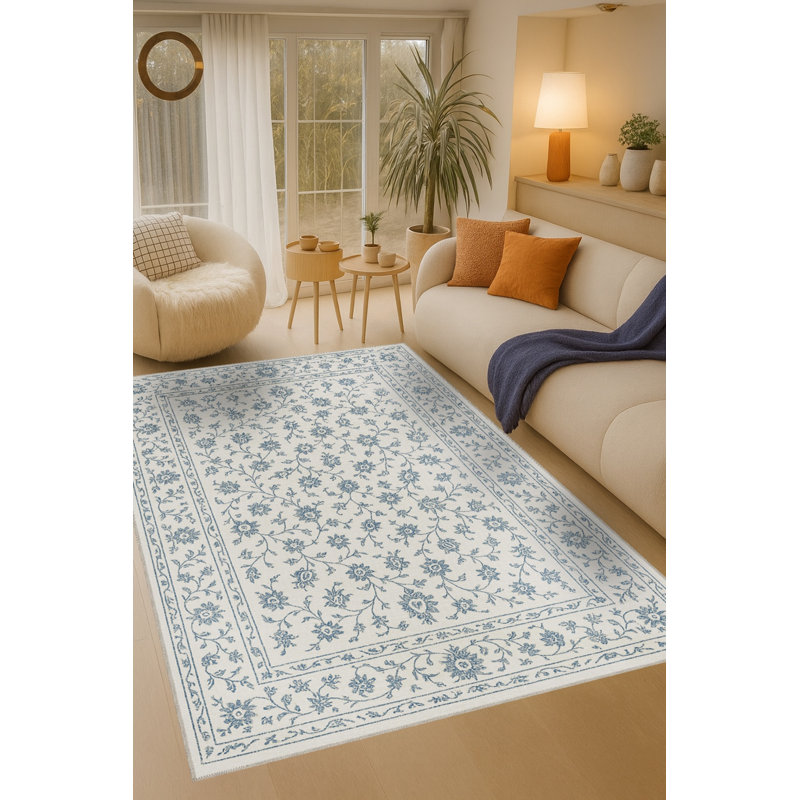 Tapis tissé crème Mosso, 3'3" x 9'10"