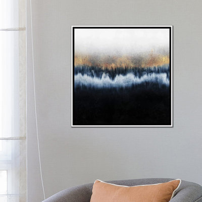 « Golden Horizon-carré » par Elisabeth Fredriksson-impression d’art graphique