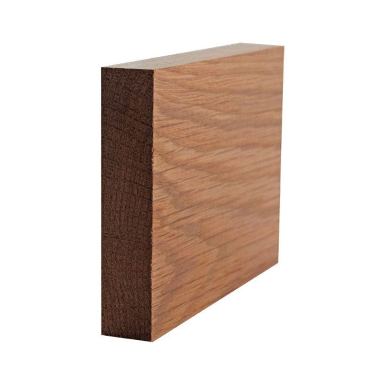 Garniture carrée EWSS12 3 po 1/2 po x 3/4 po S4S Sans finition, L 0,75 po x H 3,5 po x P 42 po, Chêne rouge