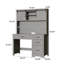 Bureau de direction Farmhouse avec huche et 4 tiroirs-777902919