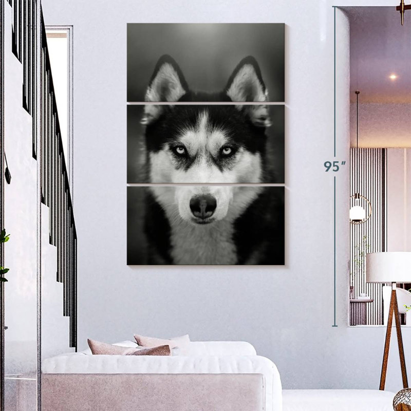 Husky sibérien Brampt, H 38 po x l 24 po