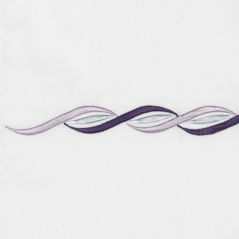Cadence Duvet Cover, Queen Duvet Cover, Purple