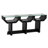 Ando 75'' Glass Top Console Table