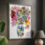 Linear Bouquet I, reproduction encadrée - bois massif-1207945628