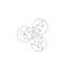 Thoma 1-Light 62cm Flush Mount