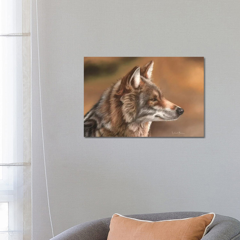 Coyote 1 Piece Wrapped Canvas Wall Art, 66.04 cm H x 45.72 cm W x 3.175 cm D