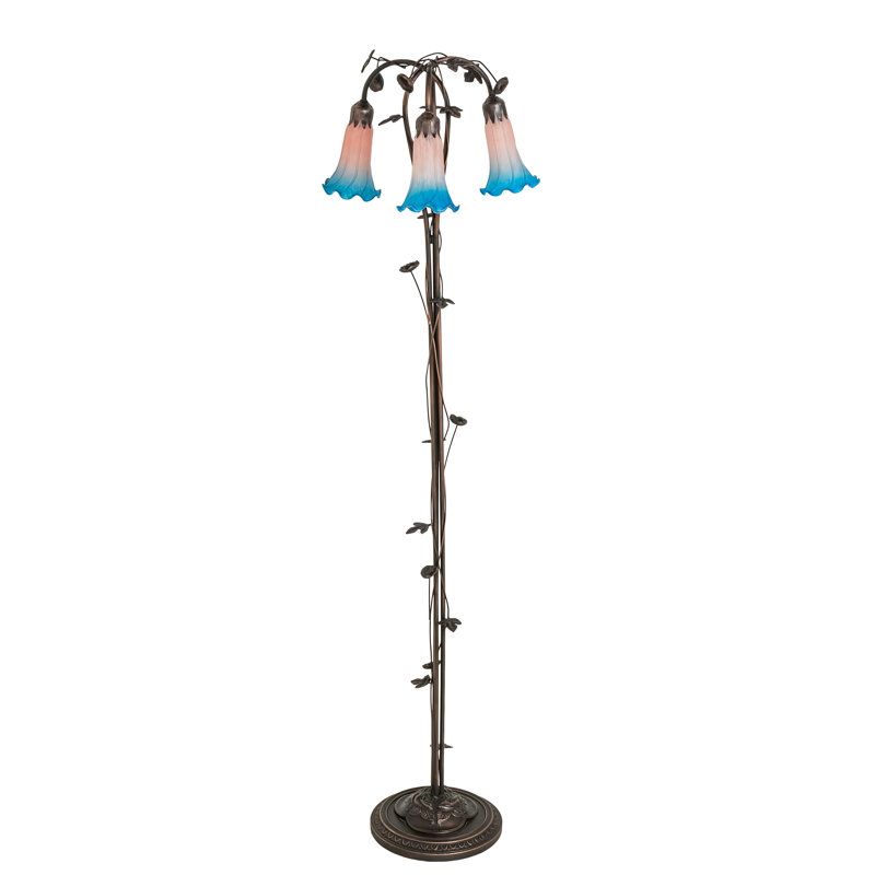 Sinagra Floor Lamp, Pink/Blue