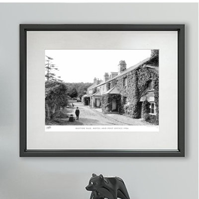 Haytor Vale, Hotel And Post Office 1906 - Single Picture Frame Print