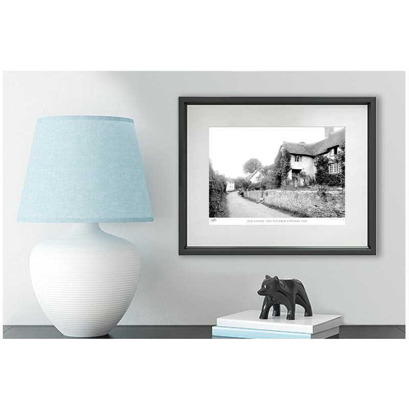 Old Cleeve, The Pillared Cottage 1930 - Single Picture Frame Print, 28cm H x 36cm W x 2.3cm D