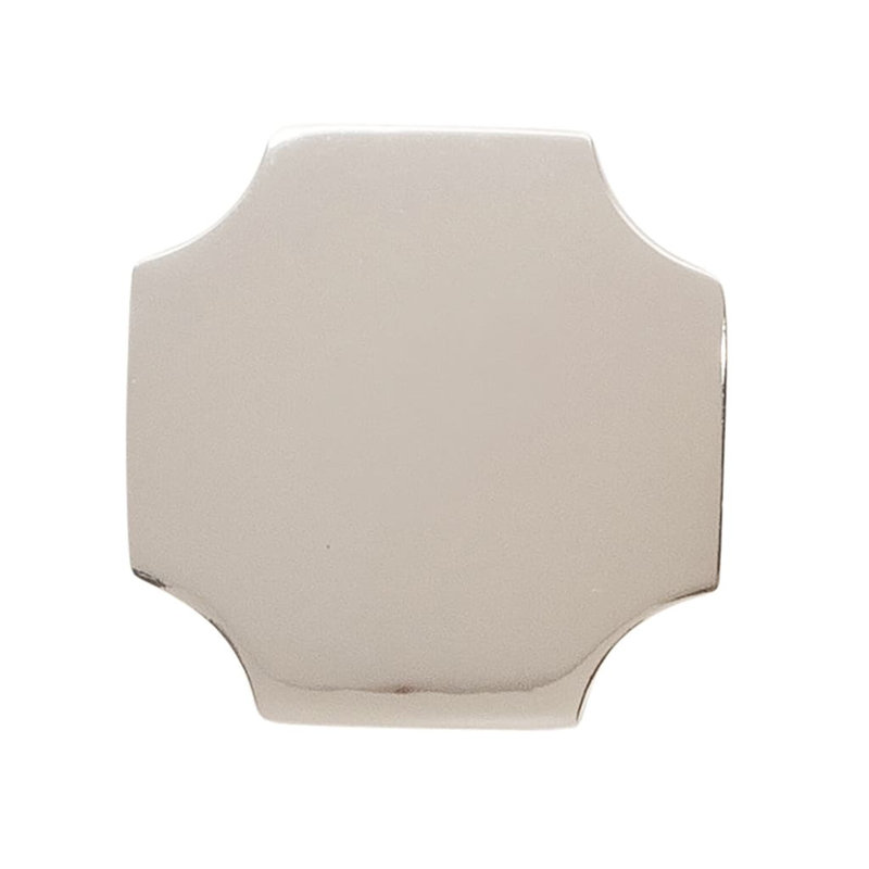 Monarch Collection Knob - 1-1/8" x 1-1/8 " Cabinet Knob - Transitional Hardware for Drawers & Cabinets, Polished Nickel