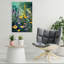 «Spring Wildflower Meadow», art mural contemporain abstrait-1915522897