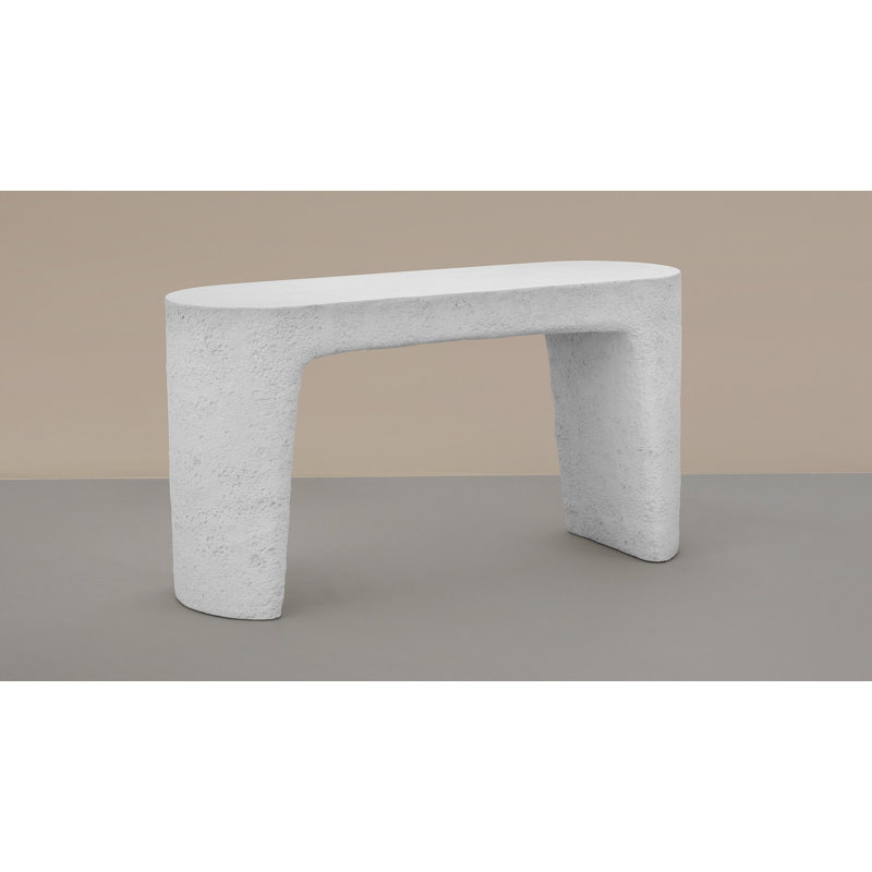 Neemias 120.5cm Console Table, Ivory 