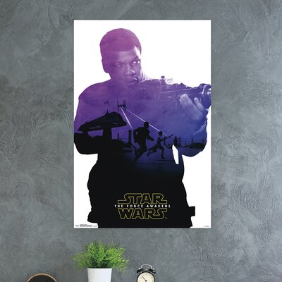 Star Wars: the Force Awakens - Finn Badge Paper Print -  Trends International, POD14355