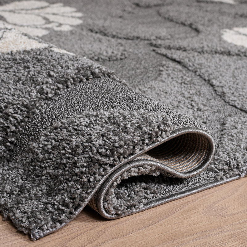 Tapis gris / beige Chanhassen, Rectangle 5 pi 3 po x 7 pi 6 po