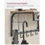Abigale Wall 5 - Hook Wall Mounted Coat Rack-104368799