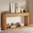 Narrow Fluted Console Table With Storage
