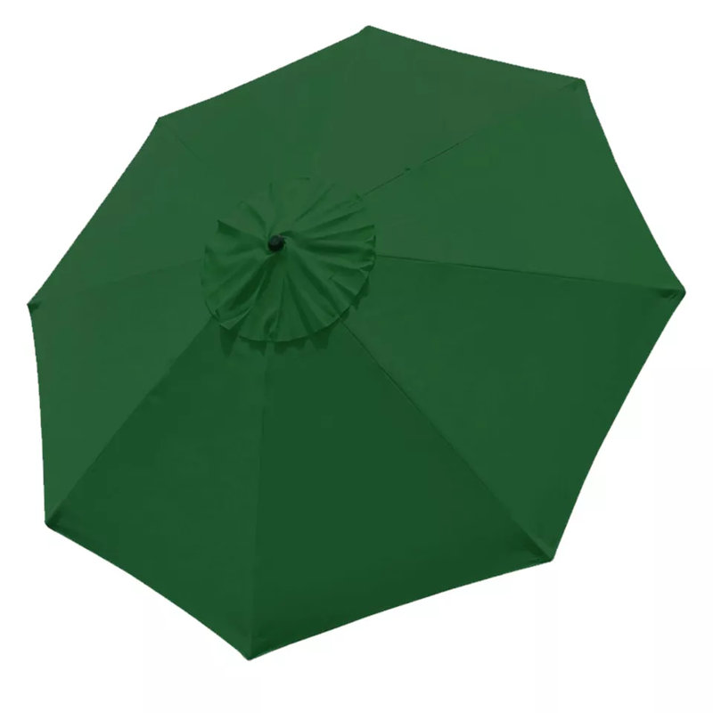 Green 10ft Polyester Patio Umbrella Canopy Replacement