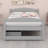 Platform Bed, With Two Drawers-1727200667