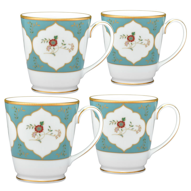 Ensemble de 4 tasses Noritake Lodi's Morning, 12,5 oz