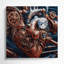 Art mural sur toile mauve Sci Fi-120533075
