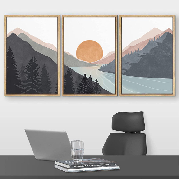 https://assets.wfcdn.com/im/69902659/resize-h755-w755%5Ecompr-r85/2243/224308551/Sun+Mountain+Landscape+Range+Abstract+Lake+Nature+Wall+Art+Decor+Framed+Canvas+3+Pieces+Print+Set.jpg