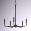 Lustre classique à 5 lumières de style bougie Aarshiya-483009919-483009918