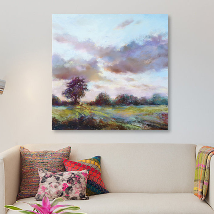 « last respiring of the day », reproduction sur toile, H 12 po x l 12 po x P 1,5 po, Toile tendue, Pas de tapis